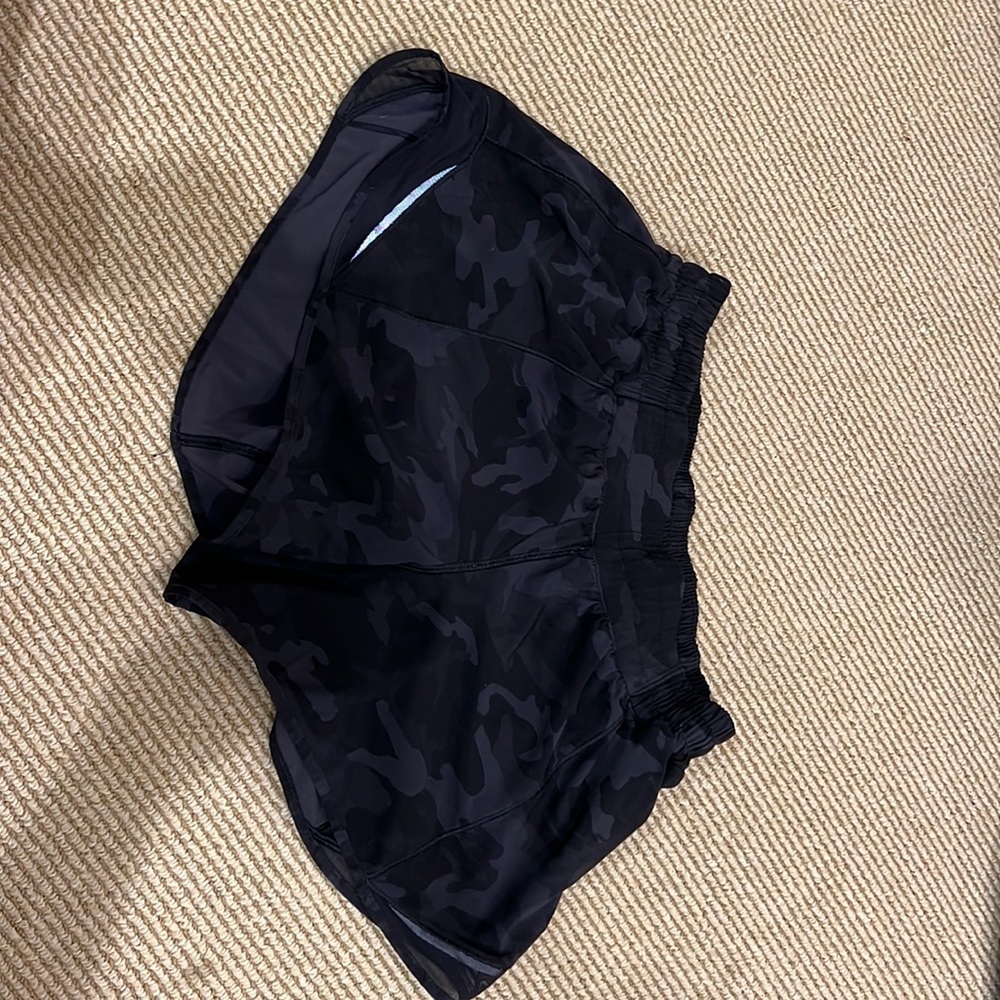 Camo lululemon shorts in long size 8